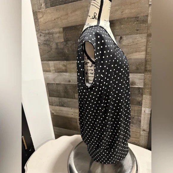 NWT Made By Johnny | Polka Dot Top - Picture 3 of 6